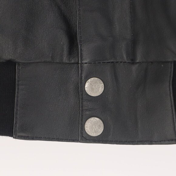 VINTAGE JEFF HAMILTON St. Louis Rams NFL Leather Jacket Size XL - Picture 10 of 13